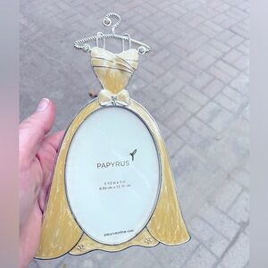 Papyrus frame gown, bridal, prom gift